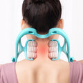 Neck & shoulder massager: portable relief for back, waist & more