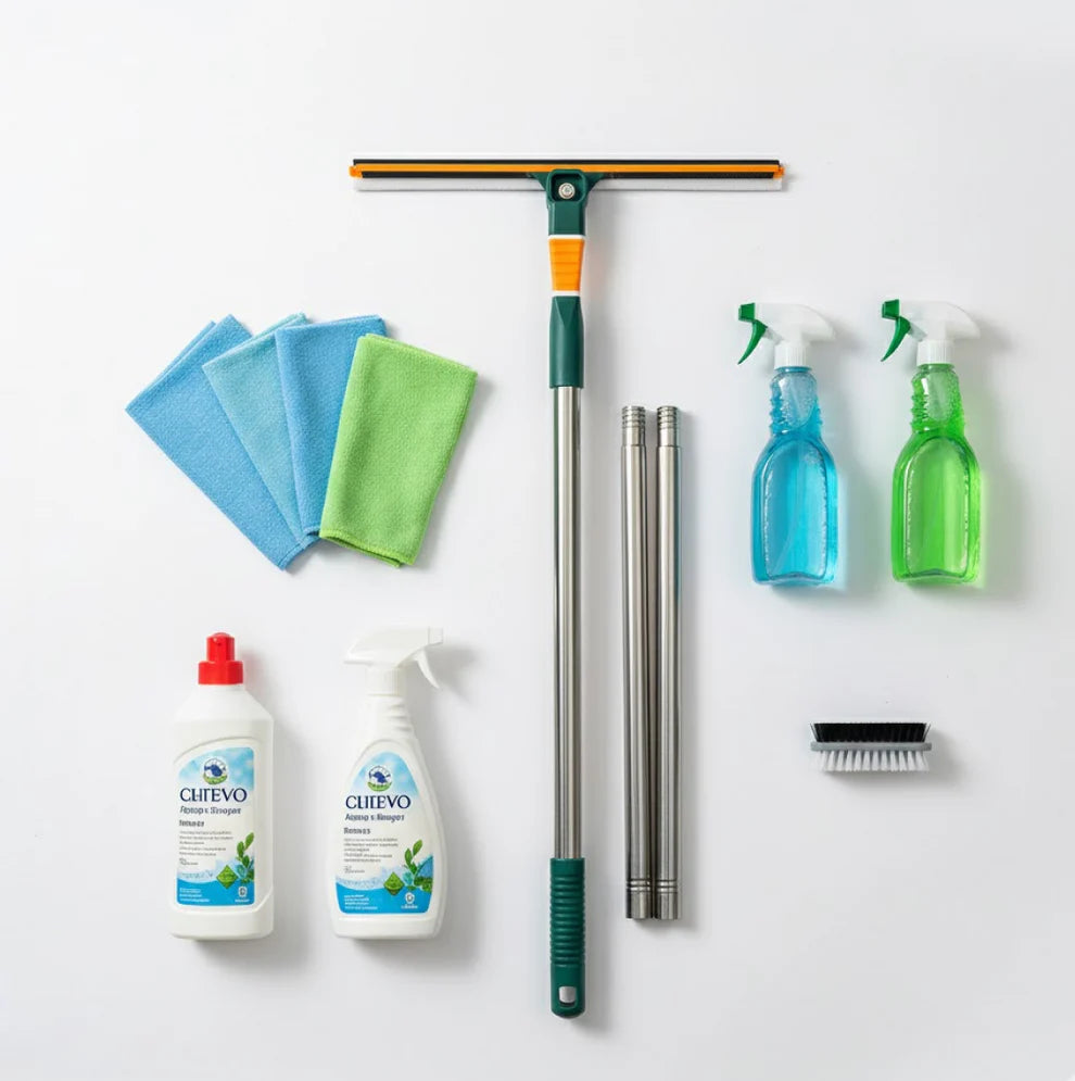 3-in-1 Glass Wiper  – Multi-Surface Cleaner for Home & Office