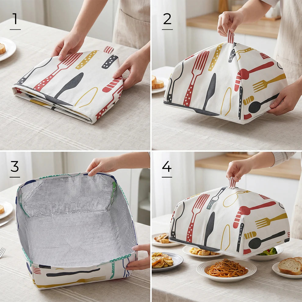 Reusable Foldable Food Cover