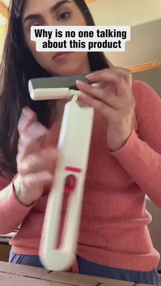 Portable self-squeeze short mop