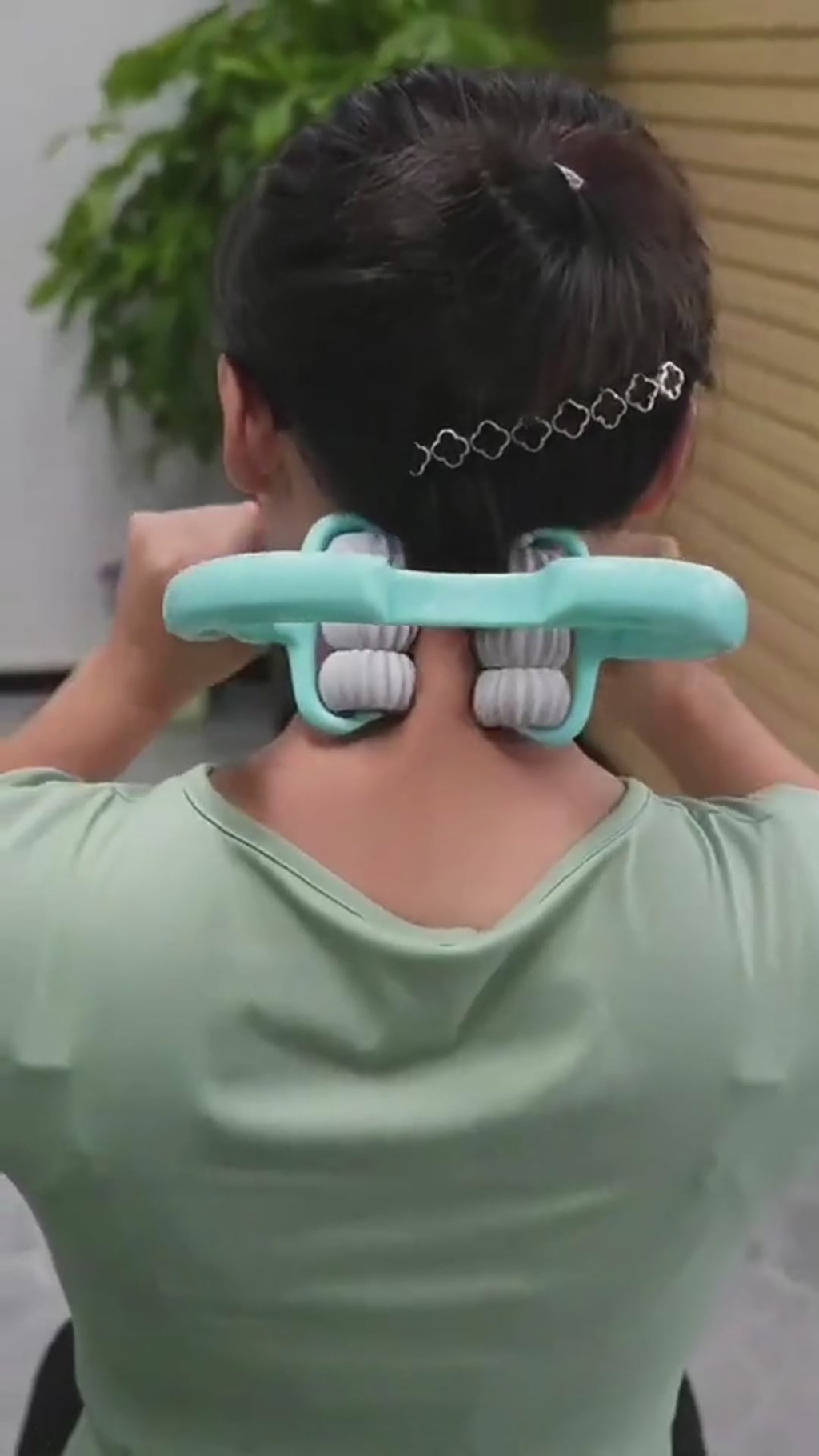 Neck & shoulder massager: portable relief for back, waist & more