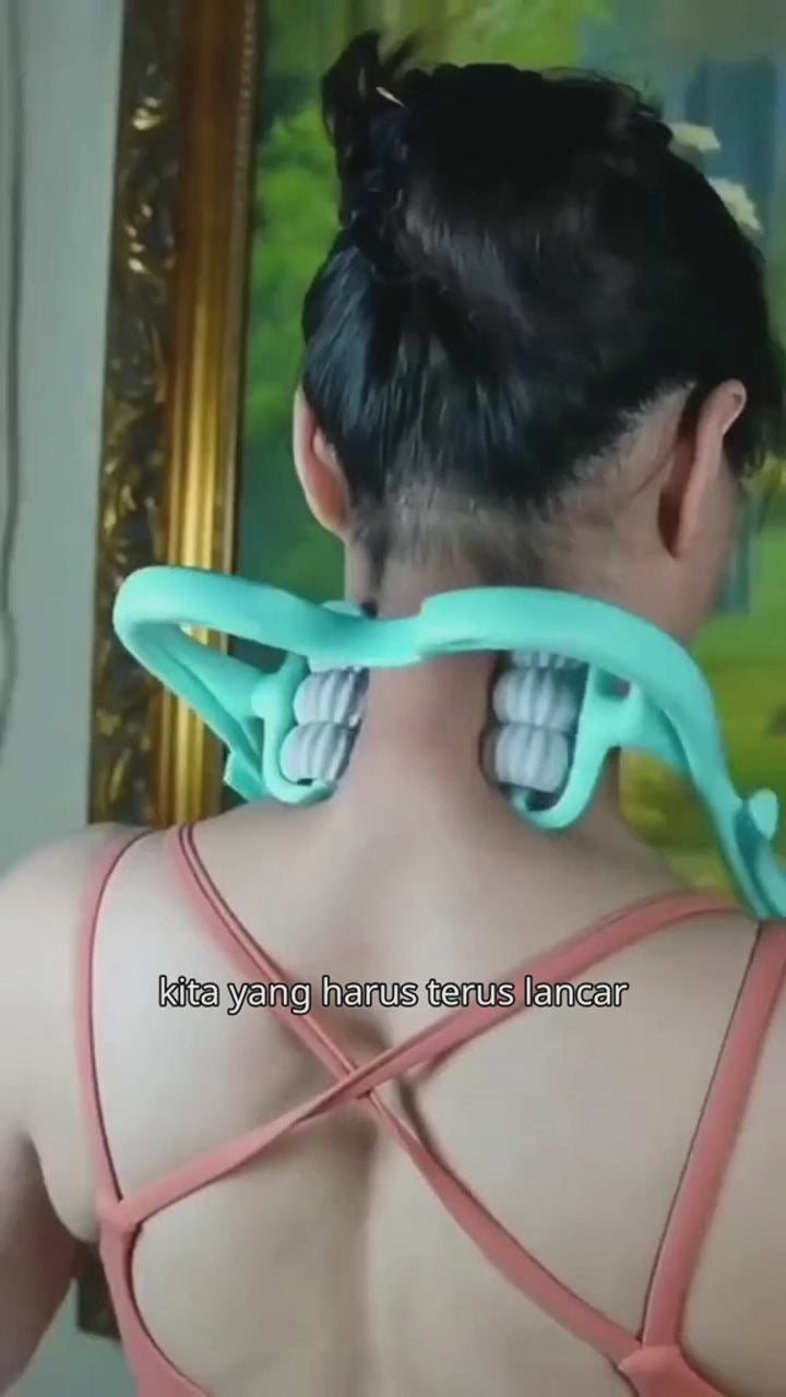 Neck & shoulder massager: portable relief for back, waist & more